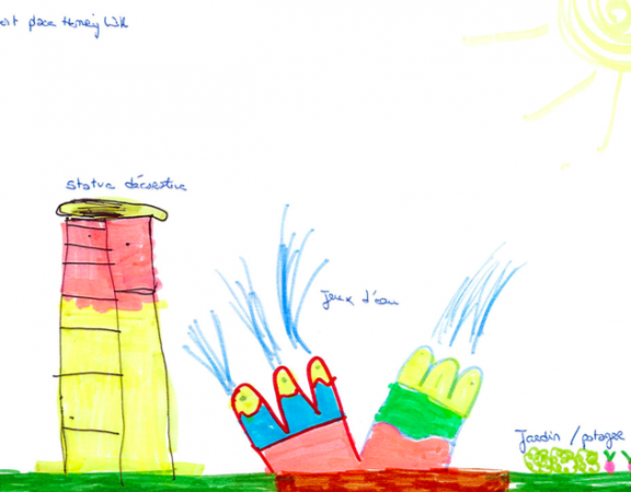 Dessin aménagement place 3